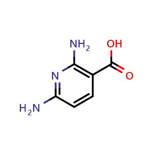 Chemical structure of 2,6-Diaminonicotinic acid , CAS 175155-53-0, AChemBlock AD265990