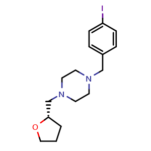 (S)-1-(4-Iodobenzyl)-4-[(tetrahydrofuran-2-yl)methyl]piperazine