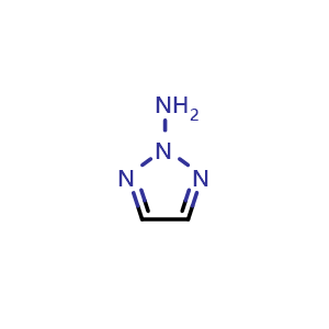 Chemical structure of 2H-1,2,3-Triazol-2-amine , CAS 123312-76-5, AChemBlock AD266200