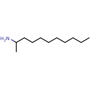Chemical structure of 2-Undecanamine , CAS 13205-56-6, AChemBlock AD266227
