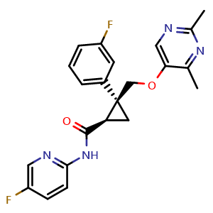Chemical structure of Lemborexant , CAS 1369764-02-2, AChemBlock AD266230