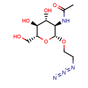 N-((2r,3s,4r,5s,6s)-2-(2-azidoethoxy)-4,5-dihydroxy-6-(hydroxymethyl)tetrahydro-2h-pyran-3-yl)acetamide