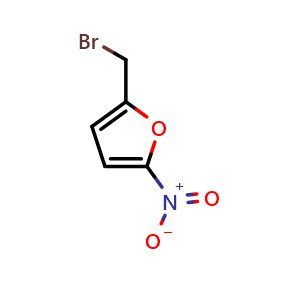 Chemical structure of 2-(Bromomethyl)-5-nitrofuran , CAS 20782-91-6, AChemBlock AD266321