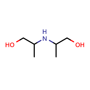 Chemical structure of 2,2'-Azanediylbis(propan-1-ol) , CAS 2294-46-4, AChemBlock AD266327