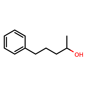 Chemical structure of 5-Phenylpentan-2-ol , CAS 2344-71-0, AChemBlock AD266328