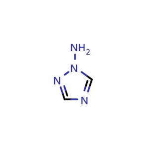 Chemical structure of 1-Amino-1,2,4-triazole , CAS 24994-60-3, AChemBlock AD266333