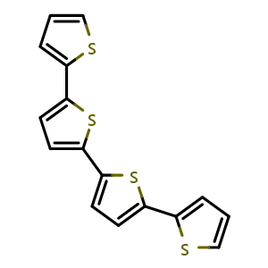 Chemical structure of alpha-Quarterthiophene , CAS 5632-29-1, AChemBlock AD266379