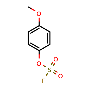 Chemical structure of 4-Methoxyphenyl sulfofluoridate , CAS 775-27-9, AChemBlock AD266555