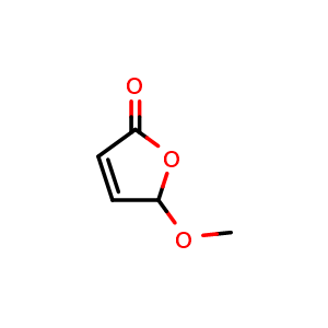 Chemical structure of 5-Methoxyfuran-2(5H)-one , CAS 10449-66-8, AChemBlock AD266573