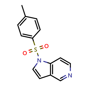 Chemical structure of 1-Tosyl-1H-pyrrolo[3,2-c]pyridine , CAS 1279863-30-7, AChemBlock AD266579