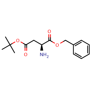 Chemical structure of 1-Benzyl 4-(tert-Butyl) L-aspartate , CAS 2131-29-5, AChemBlock AD266600
