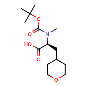 (2S)-2-[methyl-[(2-methylpropan-2-yl)oxycarbonyl]amino]-3-(oxan-4-yl)propanoic acid