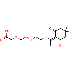 Chemical structure of DDE-AEEA , CAS 1263045-93-7, AChemBlock AD266771