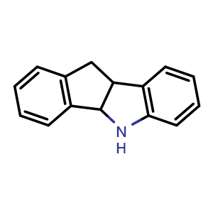 Chemical structure of 4b,5,9b,10-tetrahydroindeno(1,2-b)indole , CAS 133571-34-3, AChemBlock AD266809
