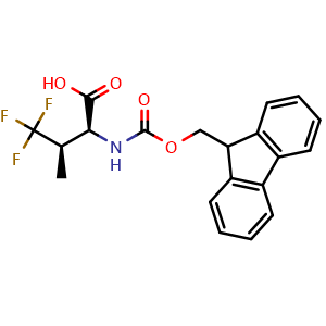 (2S,3R)-2-((((9H-fluoren-9-yl)methoxy)carbonyl)amino)-4,4,4-trifluoro-3-methylbutanoic acid