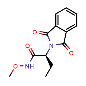 Chemical structure of Pht-Abu-NHOMe , CAS 1667754-55-3, AChemBlock AD266942