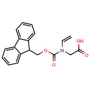 Chemical structure of Fmoc-DL-Vinylglycine , CAS 1822488-27-6, AChemBlock AD266979