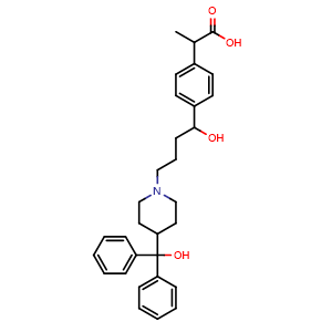 Chemical structure of Fexofenadine EP Impruity F , CAS 185066-33-5, AChemBlock AD266986