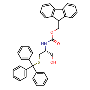 (9H-fluoren-9-yl)methyl (R)-(1-hydroxy-3-(tritylthio)propan-2-yl)carbamate