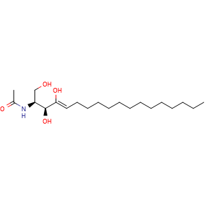 Chemical structure of N-Acetyl-phytosphingosine , CAS 21830-28-4, AChemBlock AD267089