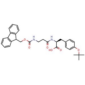 (2S)-3-[4-(tert-butoxy)phenyl]-2-[3-({[(9H-fluoren-9-yl)methoxy]carbonyl}amino)propanamido]propanoic acid