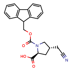 (2S,4S)-1-(((9H-fluoren-9-yl)methoxy)carbonyl)-4-(cyanomethyl)pyrrolidine-2-carboxylic acid