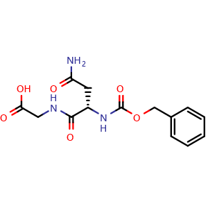 Chemical structure of Z-Asn-Gly-OH , CAS 56675-97-9, AChemBlock AD267478