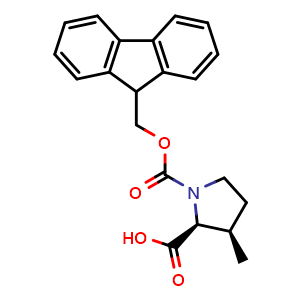 (2S,3R)-1-(((9H-Fluoren-9-yl)methoxy)carbonyl)-3-methylpyrrolidine-2-carboxylic acid