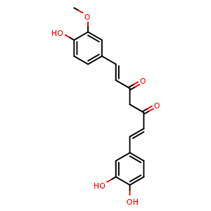 Chemical structure of Demethyl Curcumin , CAS 149732-51-4, AChemBlock AD267781
