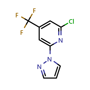 2-Chloro-6-(1H-pyrazol-1-yl)-4-(trifluoromethyl)pyridine