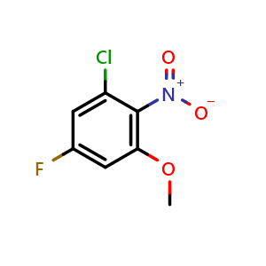 1-chloro-5-fluoro-3-methoxy-2-nitrobenzene