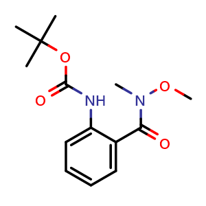 tert-Butyl (2-(methoxy(methyl)carbamoyl)phenyl)carbamate