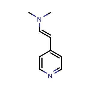 Chemical structure of (E)-N,N-dimethyl-2-(pyridin-4-yl)ethen-1-amine , CAS 263359-20-2, AChemBlock AD267917