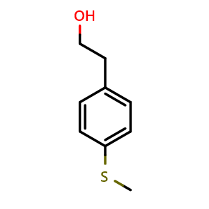 Chemical structure of 2-(4-(Methylthio)phenyl)ethan-1-ol , CAS 81227-89-6, AChemBlock AD268033