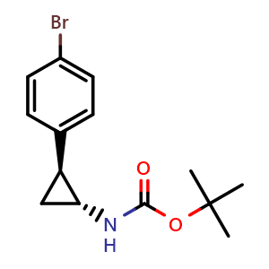 trans-[2-(4-Bromo-phenyl)-cyclopropyl]-carbamic acid tert-butyl ester