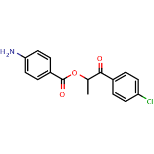 1-(4-Chlorophenyl)-1-oxopropan-2-yl 4-aminobenzoate