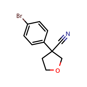 3-(4-Bromophenyl)tetrahydrofuran-3-carbonitrile