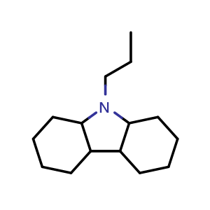Chemical structure of 9-Propyldodecahydro-1H-carbazole , CAS 1612790-27-8, AChemBlock AD268239