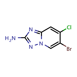 2-amino-6-bromo-7-chloro-[1,2,4]triazolo[1,5-a]pyridine