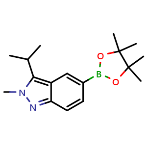 3-Isopropyl-2-methyl-5-(4,4,5,5-tetramethyl-1,3,2-dioxaborolan-2-yl)-2H-indazole