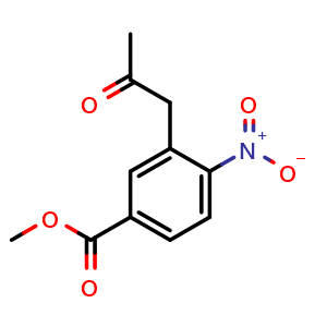 Methyl 4-nitro-3-(2-oxopropyl)benzoate
