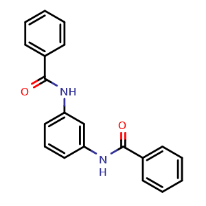 Chemical structure of N-(3-Benzamidophenyl)benzamide , CAS 17223-18-6, AChemBlock AD268540