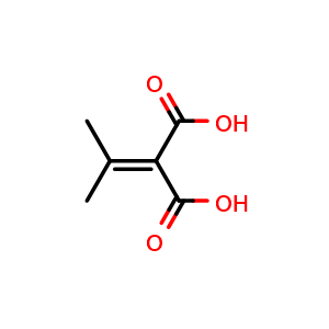 Chemical structure of 2-(1-Methylethylidene)propanedioic acid , CAS 4441-90-1, AChemBlock AD268561