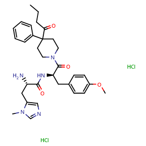 Chemical structure of BMS-470539 dihydrochloride , CAS 2341796-82-3, AChemBlock AD268604