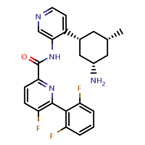 Chemical structure of PIM447 , CAS 1210608-43-7, AChemBlock AD268609