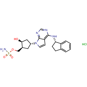 Chemical structure of Pevonedistat hydrochloride , CAS 1160295-21-5, AChemBlock AD268617