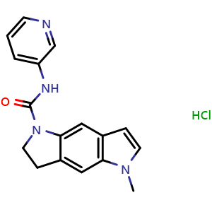 Chemical structure of SB 206553 hydrochloride , CAS 1197334-04-5, AChemBlock AD268628