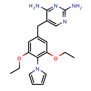 Chemical structure of Epiroprim , CAS 73090-70-7, AChemBlock AD268632