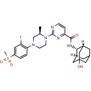 Chemical structure of SKI2852 , CAS 1346554-47-9, AChemBlock AD268643
