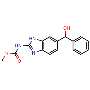 Chemical structure of 5-Hydroxymebendazole , CAS 60254-95-7, AChemBlock AD268644